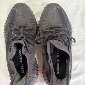 Adidas Yeezy Charcoal Knit Sneakers